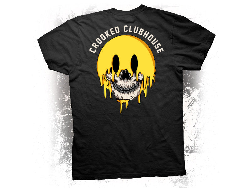 Crooked Clubhouse - Have A Nice Ride - Short Sleeve Tee - Black