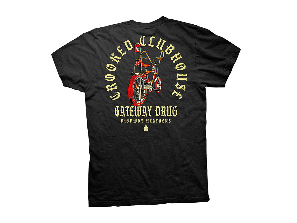 Crooked Clubhouse - Gateway - Short Sleeve Tee - Black