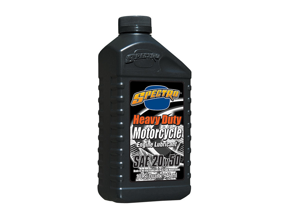 Heavy Duty Engine Oil 20w50 1 Quart Bottle (946ml) Fits Big Twin 1984 up – Spectro Oils
