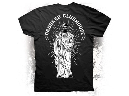 Crooked Clubhouse - Madra Short Sleeve Tee - Black