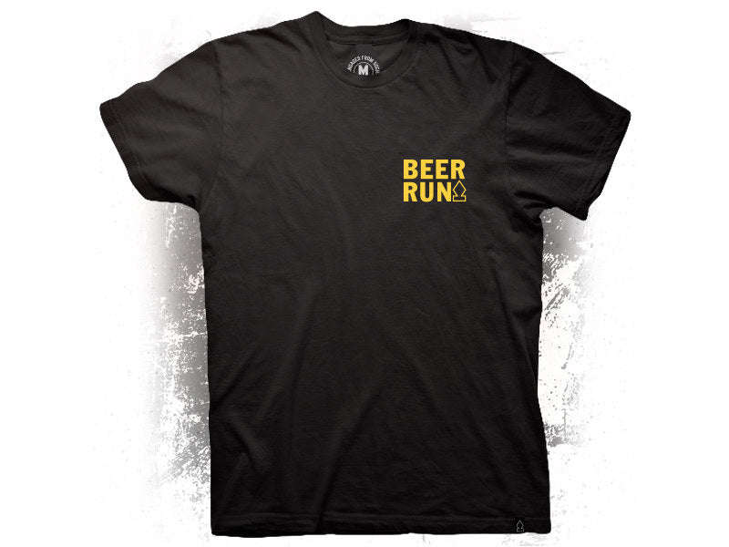 Crooked Clubhouse - Beer Run - Short Sleeve Tee - Black