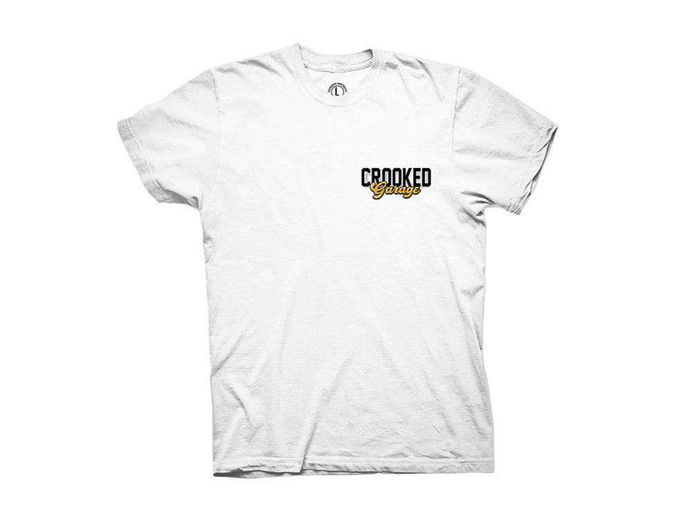 Crooked Clubhouse - Eagle Race - Short Sleeve Tee - White