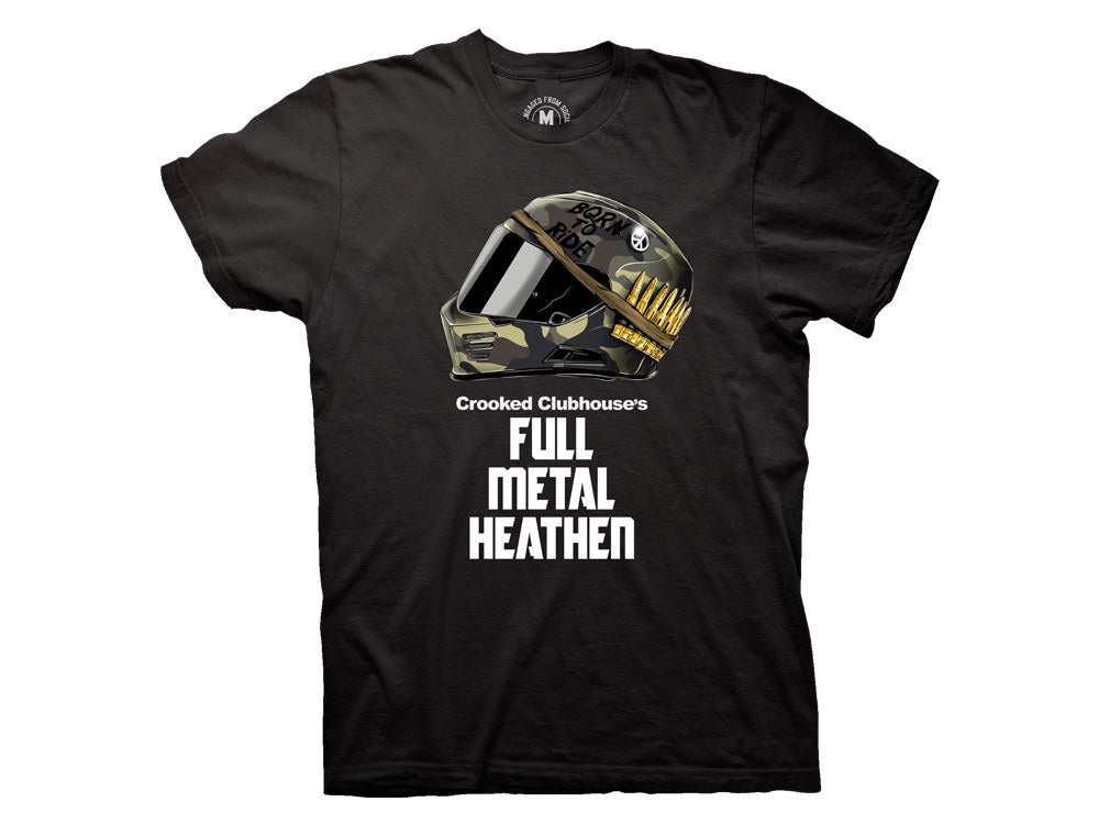 Crooked Clubhouse - Full Metal - Short Sleeve Tee - Black