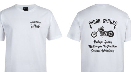 Freak Cycles Short Sleeve Tee - White