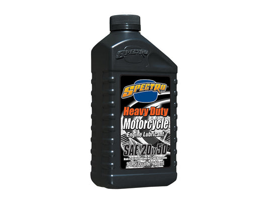 Heavy Duty Engine Oil 20w50 1 Quart Bottle (946ml) Fits Big Twin 1984 up – Spectro Oils