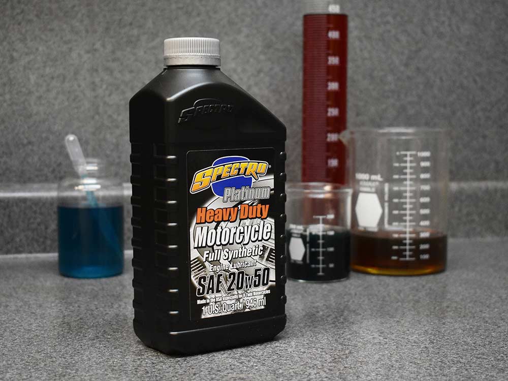 Heavy Duty Platinum Full Synthetic Engine Oil - 20w50 1 Quart Bottle (946ml) - Fits Big Twin 1984up – Spectro Oils