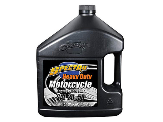 Heavy Duty Engine Oil 20w50 1 Gallon Bottle (3.786ltr) Fits Big Twin 1984up – Spectro Oils