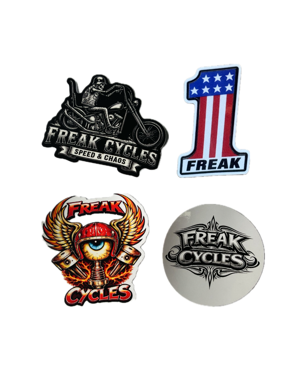 Freak Cycles Stickers